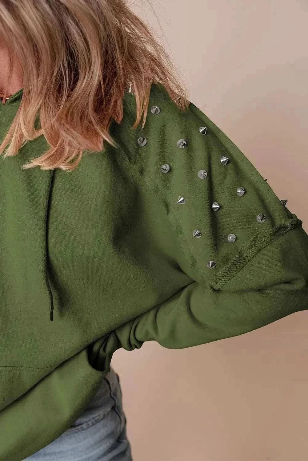 Stylish Long Sleeve Drawstring Hoodie - Love Salve